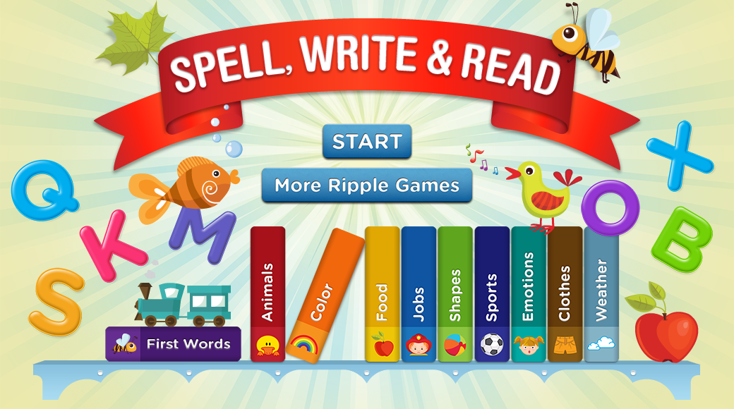 Spell, Write & Read banner